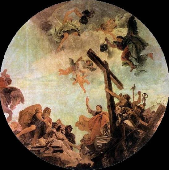 Giovanni Battista Tiepolo Discovery of the True Cross France oil painting art